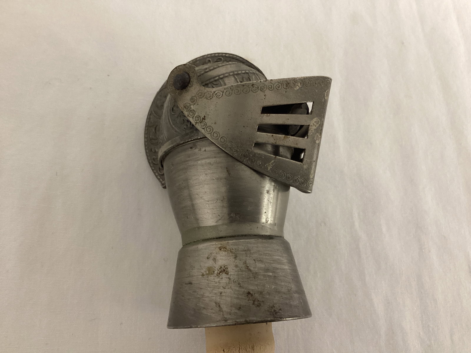 Knight's Helmet Bottle Stopper Pourer - 2