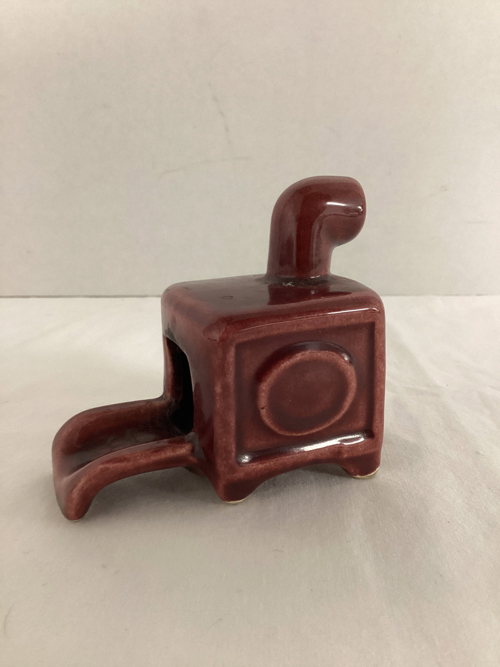 Vintage Ceramic Stove Cigarette Rest Ashtray (1 of 6)