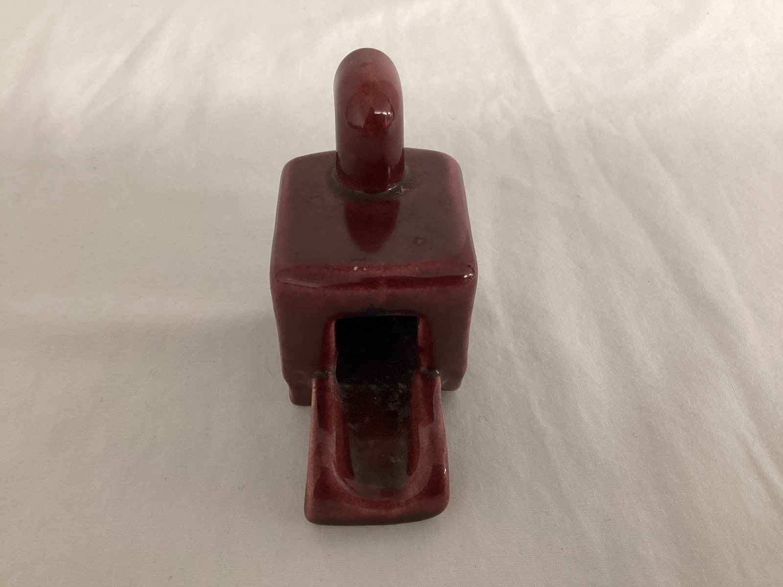 Vintage Ceramic Stove Cigarette Rest Ashtray - 2