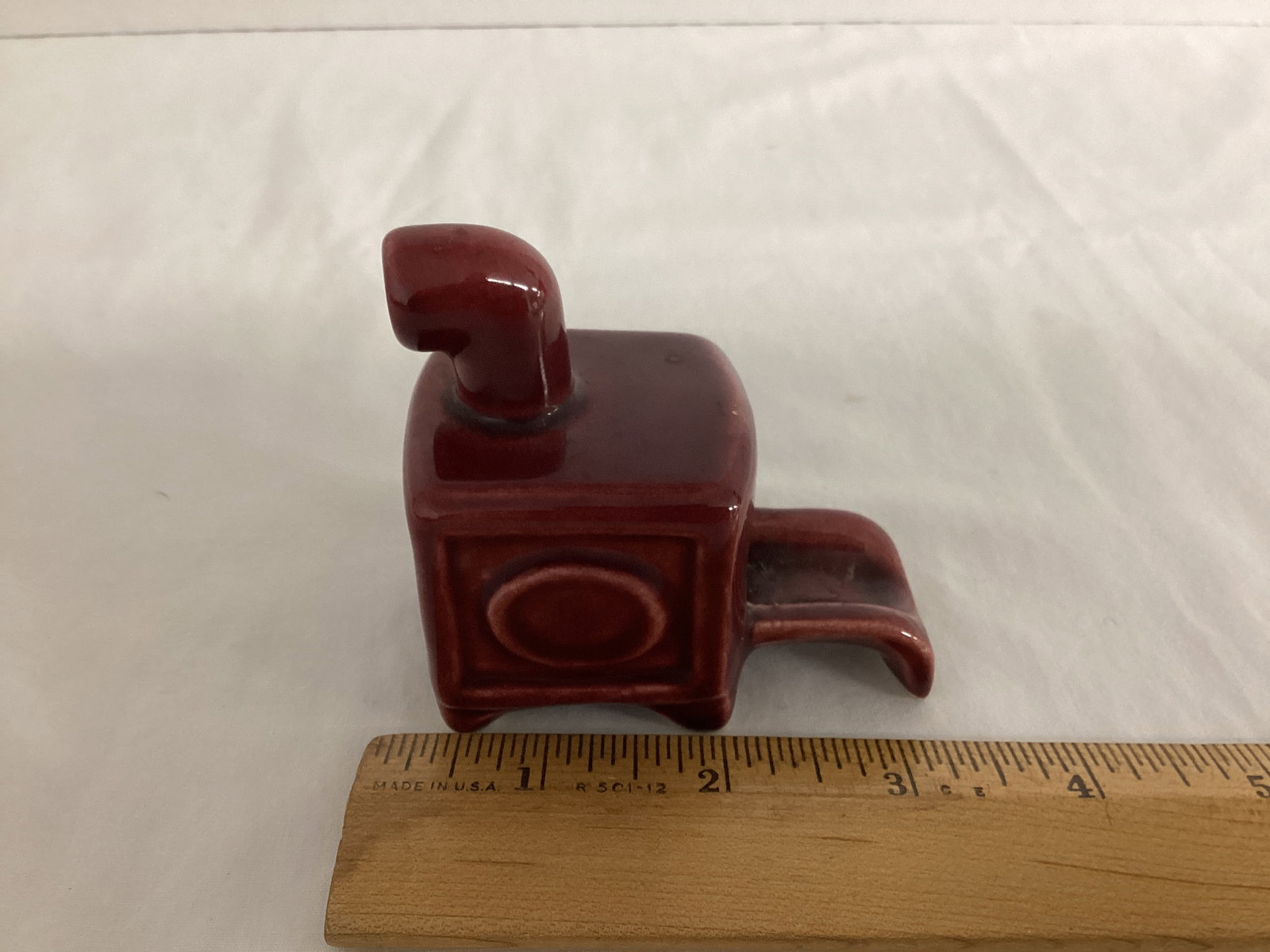 Vintage Ceramic Stove Cigarette Rest Ashtray - 3