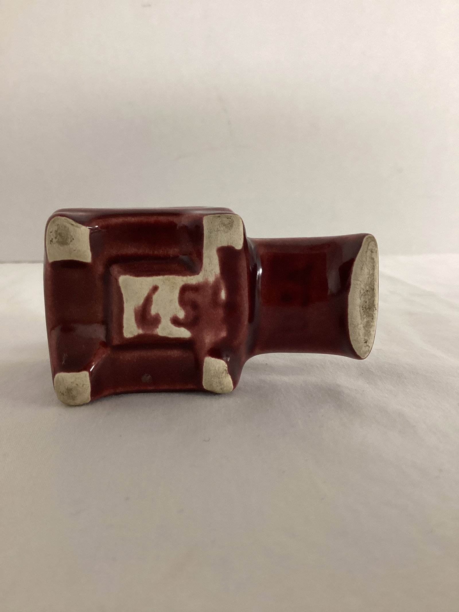 Vintage Ceramic Stove Cigarette Rest Ashtray - 5