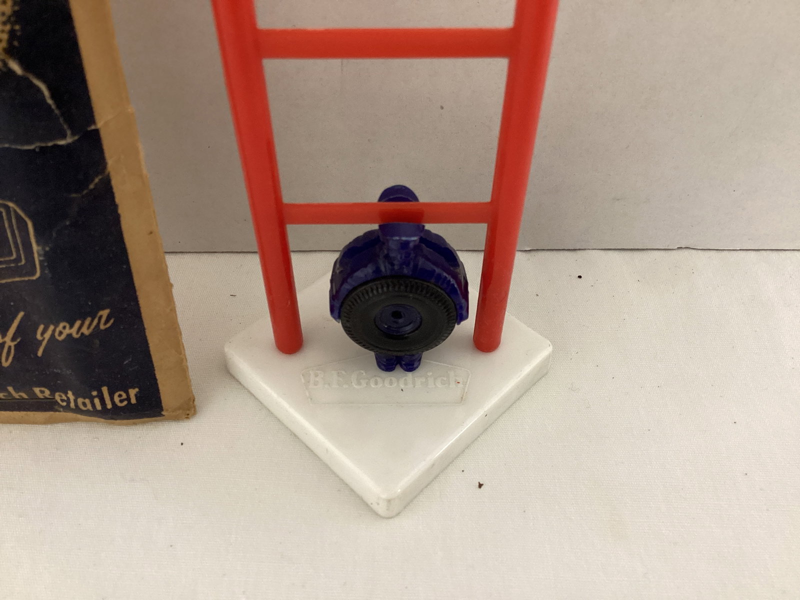 Vintage B.F. Goodrich Tire Man Climbing Down the Ladder Toy - 2