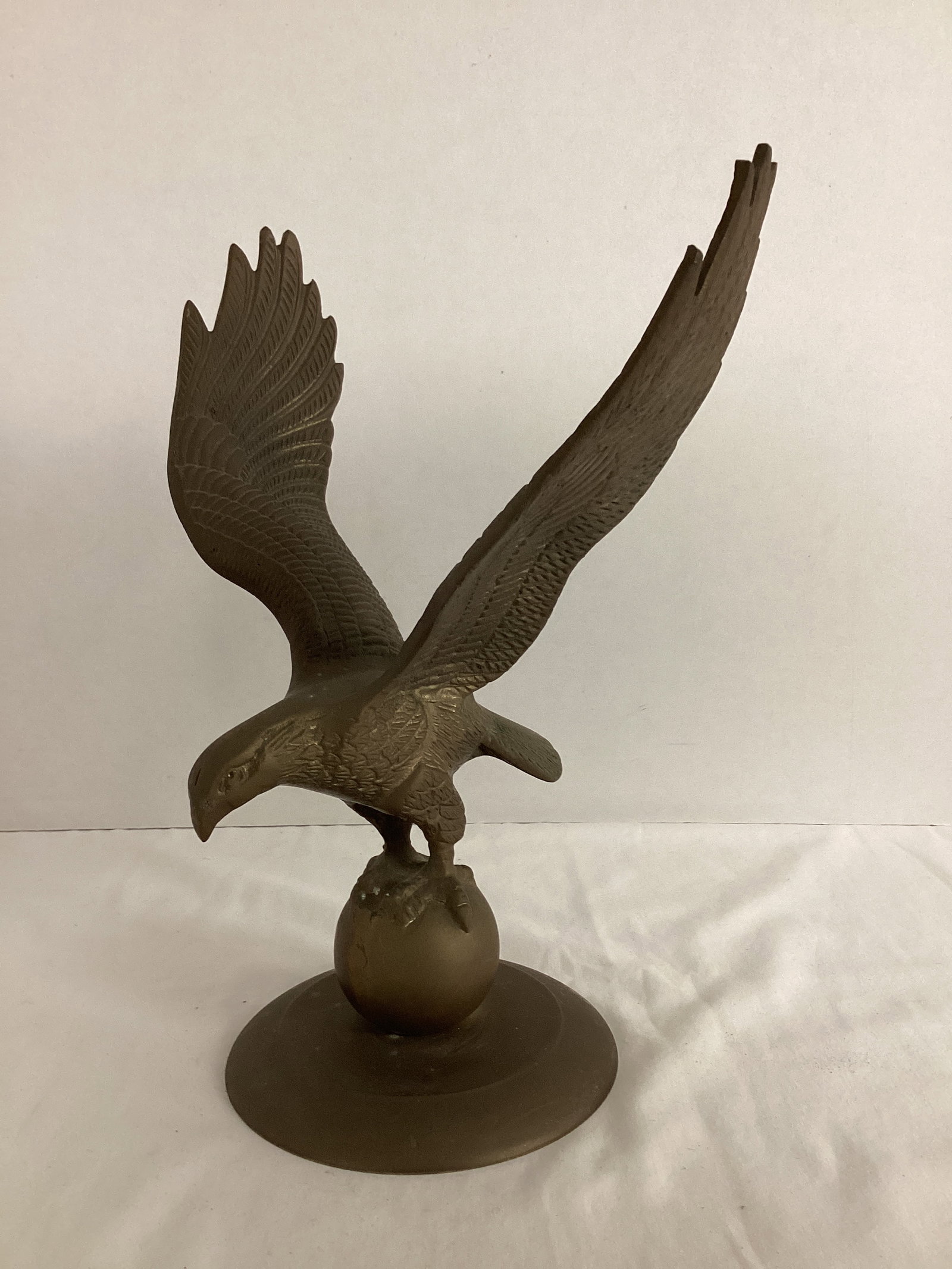 Brass Eagle: 10 3/4" h