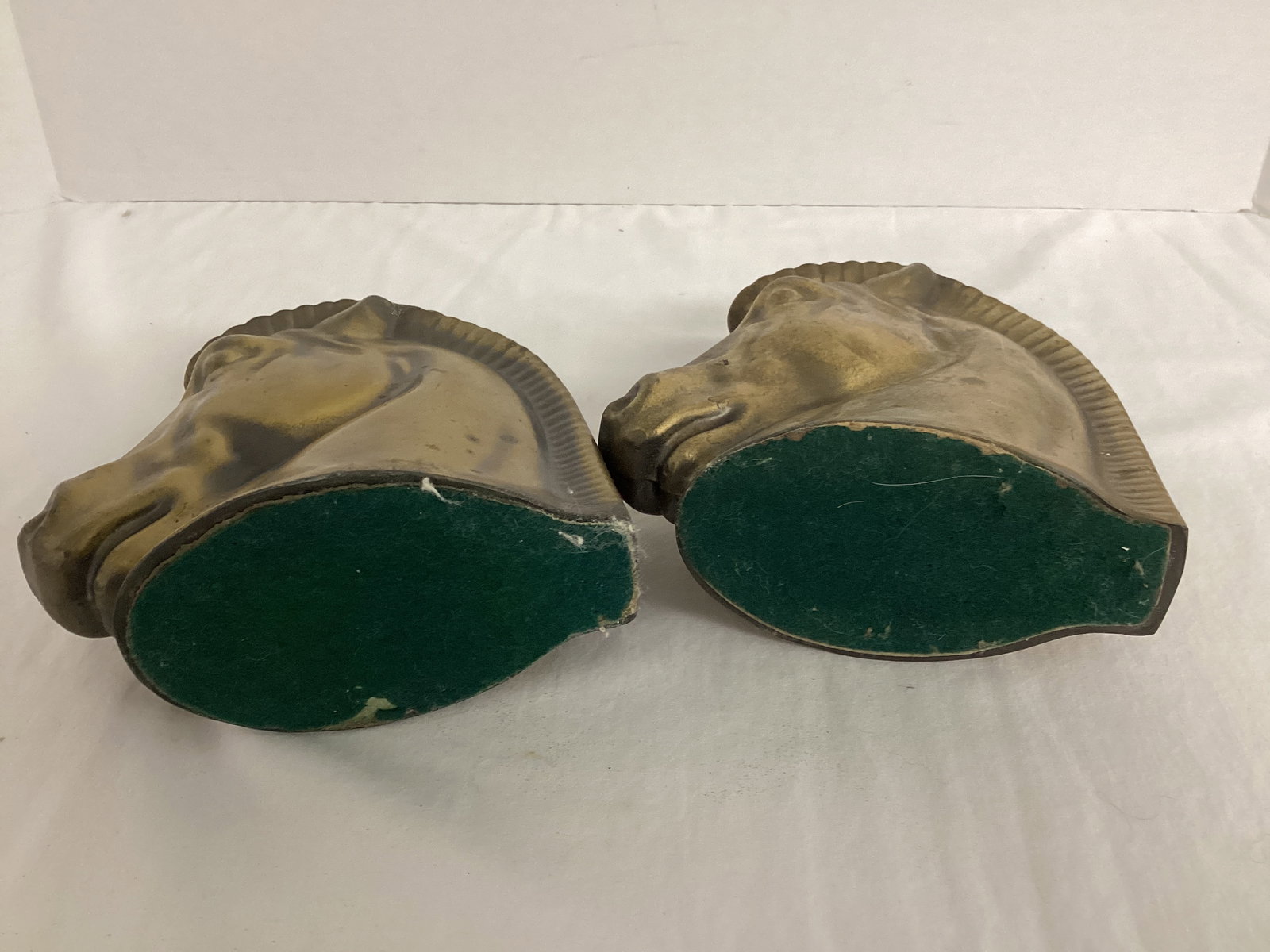 Pair of Vintage Metal Horse Head Bookends - 6