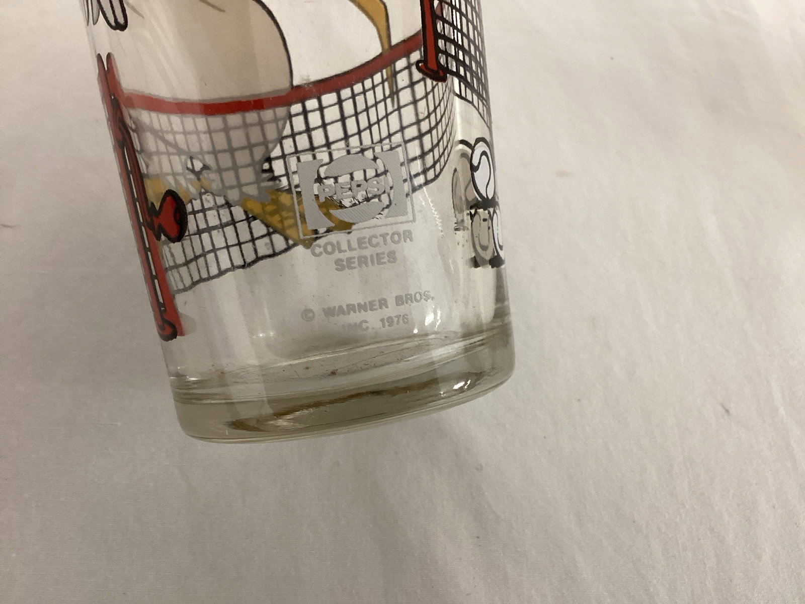 Foghorn Leghorn Pepsi Glass and McDonald's Hamburglar Glass - 4