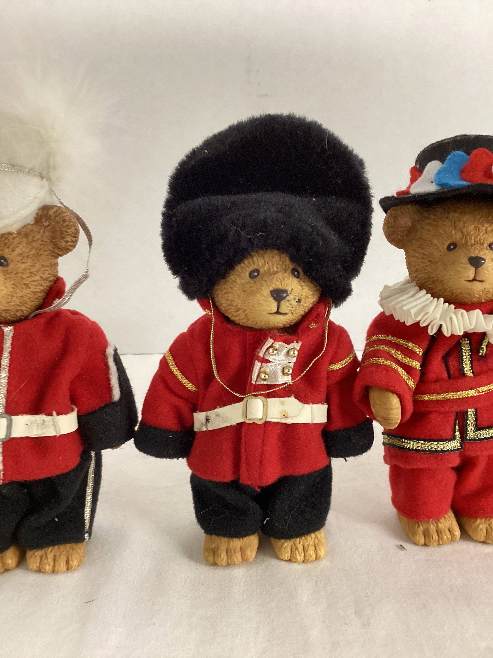 Four British Dressed Poseable Bears - 3
