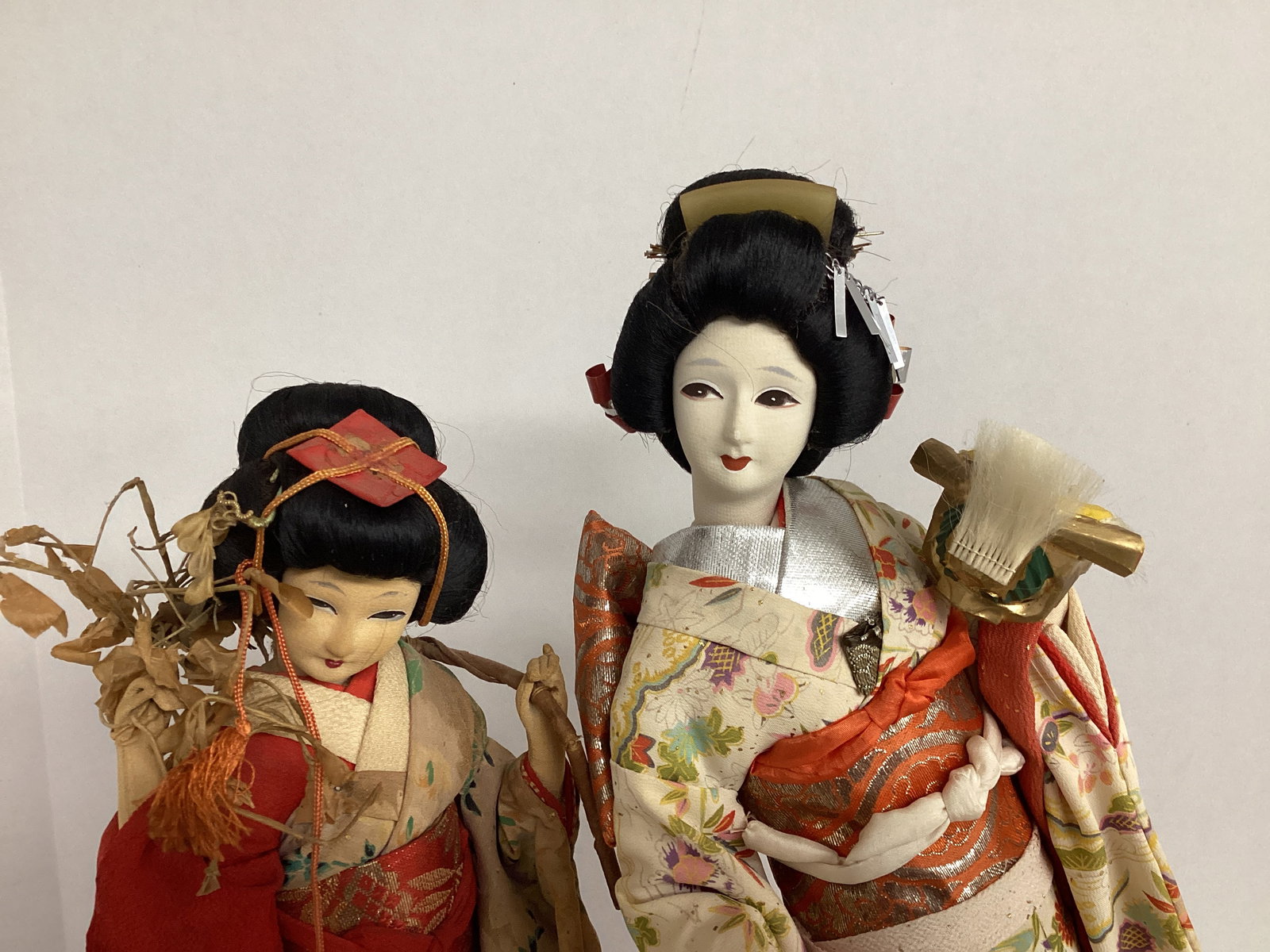 Two Japanese Geisha Art Dolls - 2