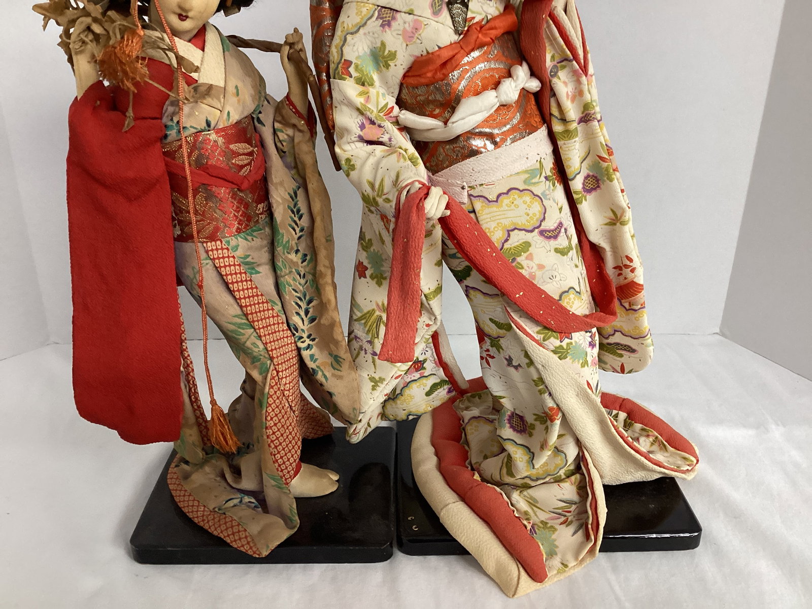 Two Japanese Geisha Art Dolls - 3