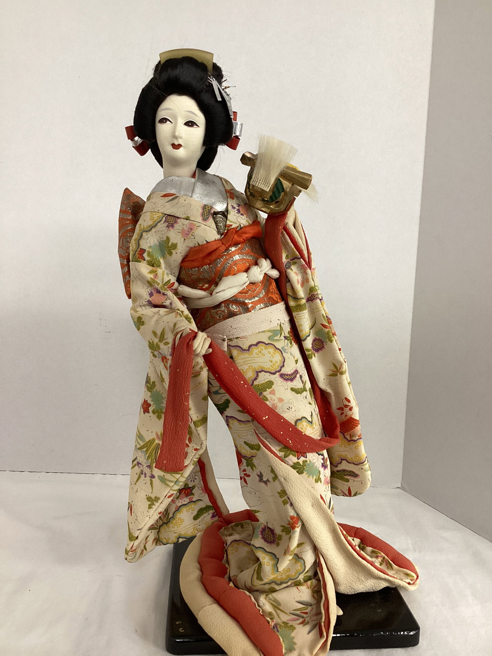 Two Japanese Geisha Art Dolls - 7