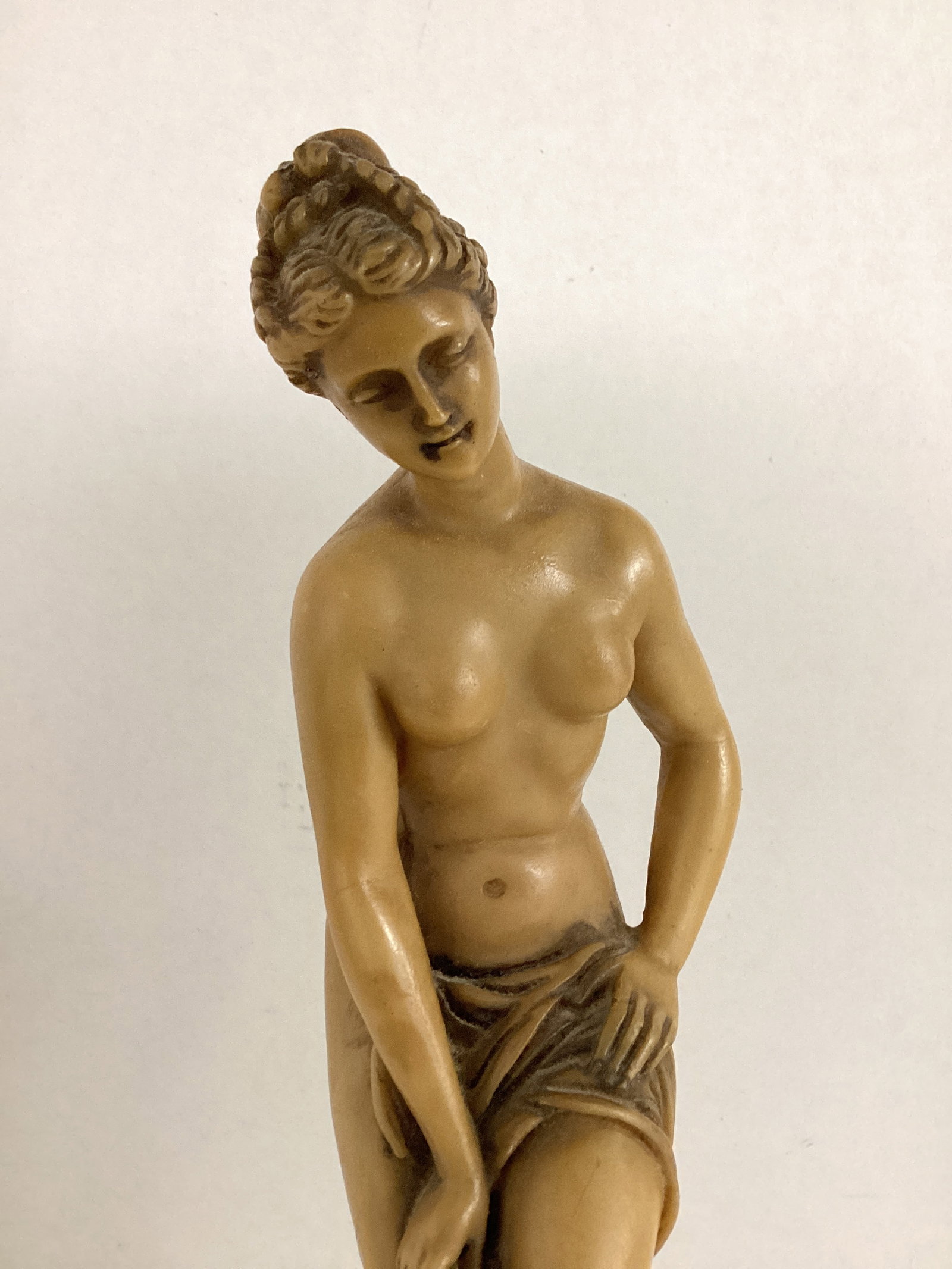 Nude Woman Preparing to Bathe Statue - 2