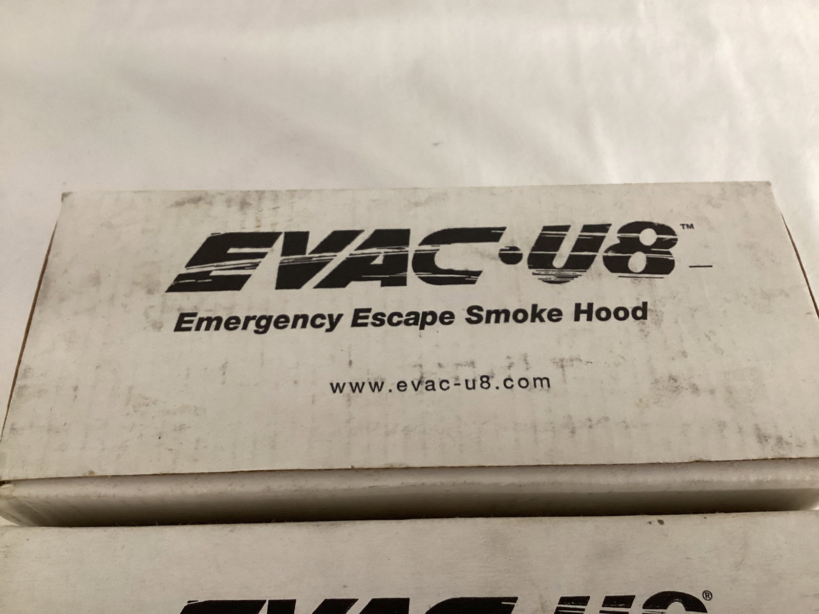 Two Evac-U8 Emergency Escape Smoke Hoods - 2
