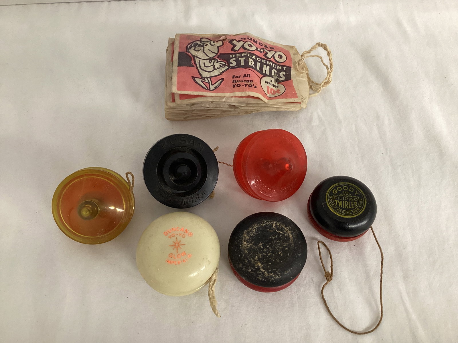 Twin Twirler, Duncan, and Goody Yo-Yos and Yo-Yo String (1 of 5)