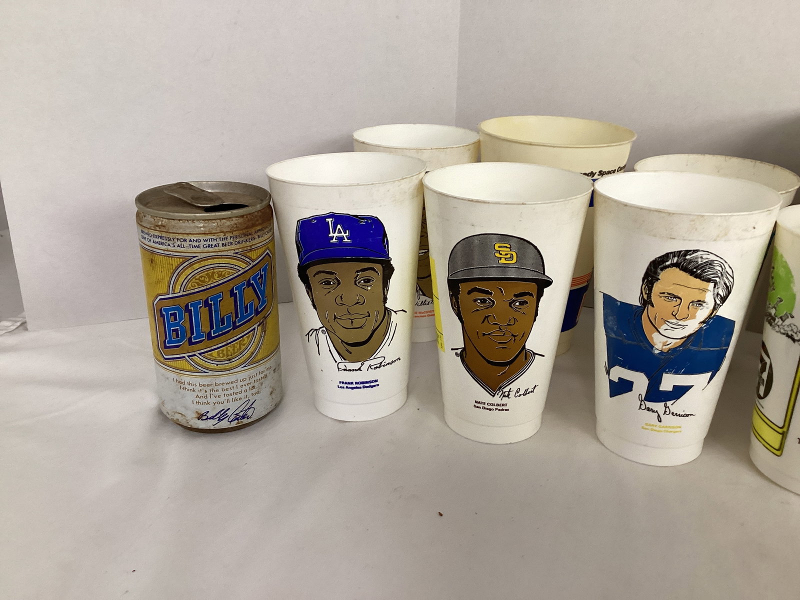Vintage Collectible Plastic Cups and Cans - 6