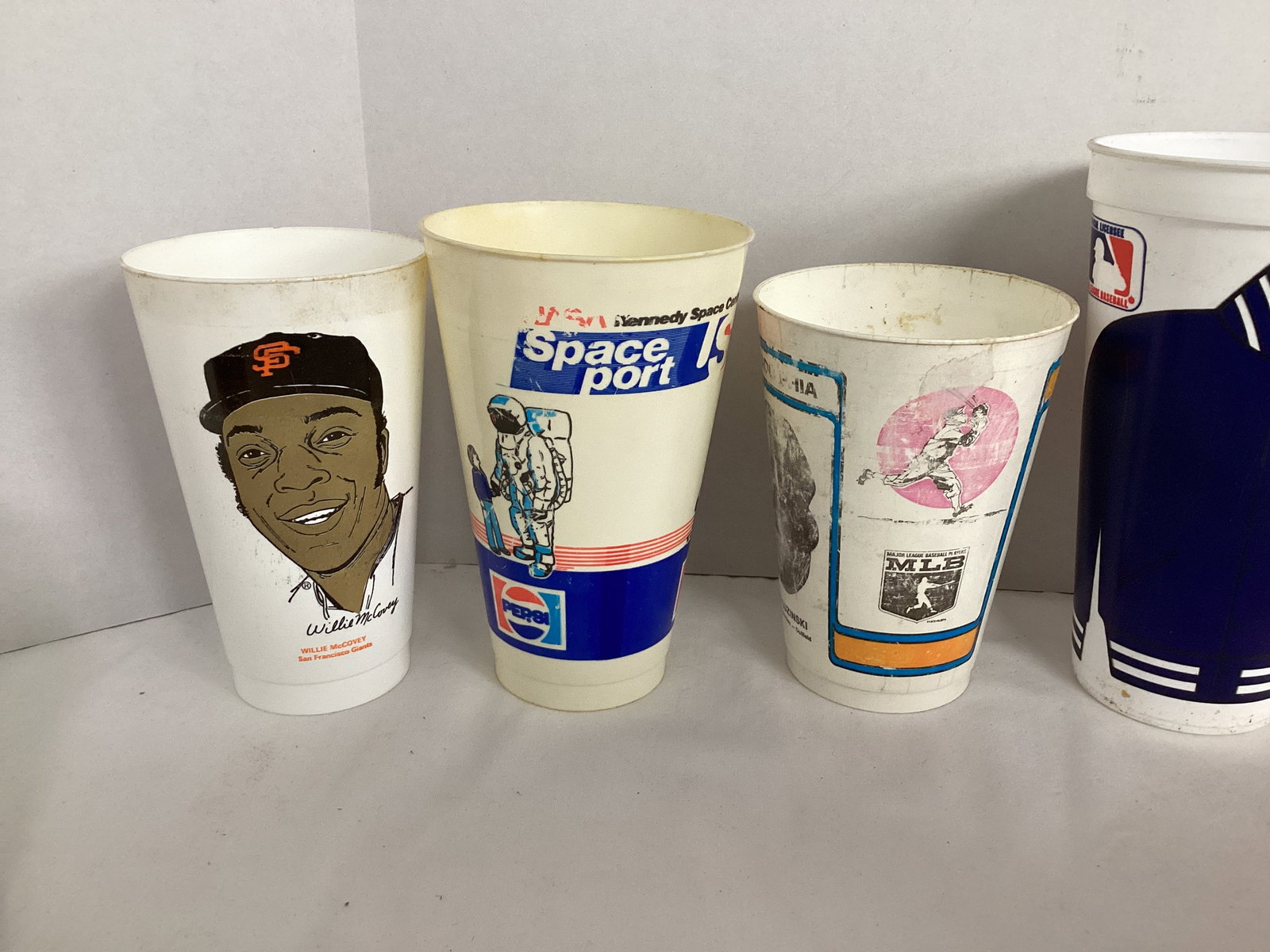 Vintage Collectible Plastic Cups and Cans - 7