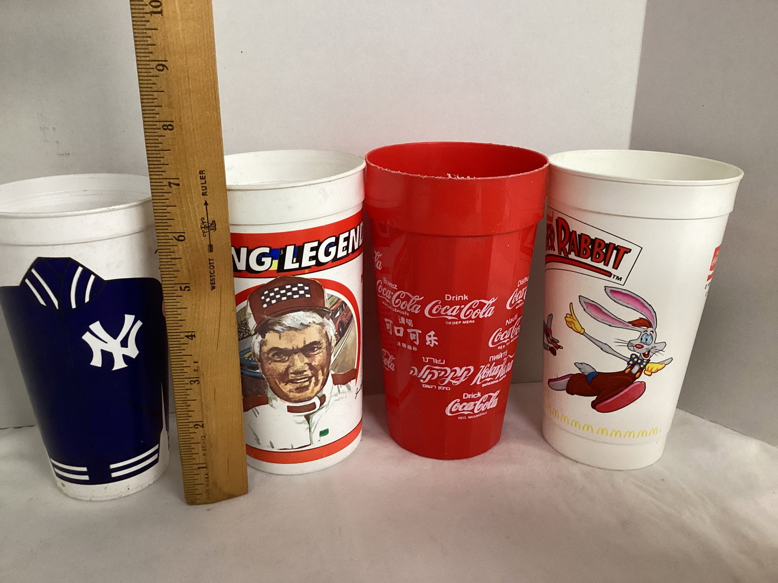 Vintage Collectible Plastic Cups and Cans - 8