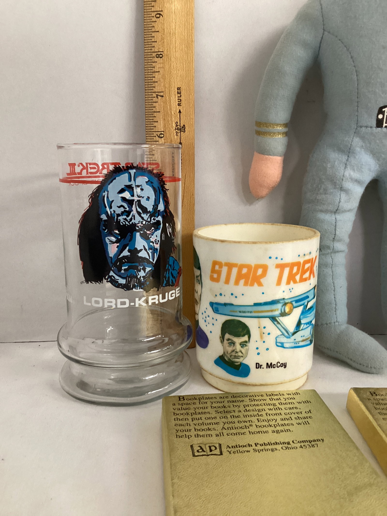 Star Trek Glass, Mug, Spock Plush, Hats, and Bookplates - 2