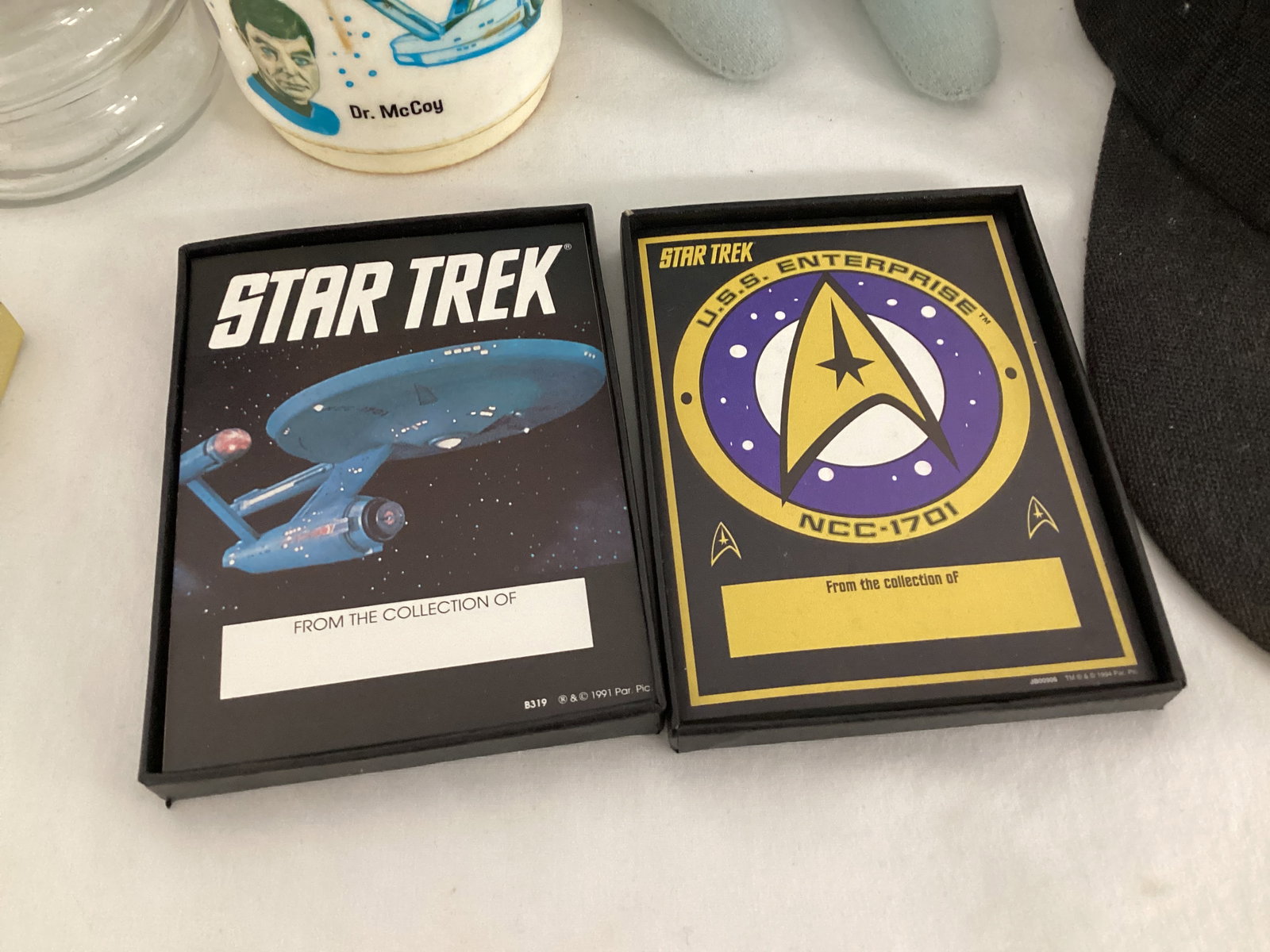 Star Trek Glass, Mug, Spock Plush, Hats, and Bookplates - 6