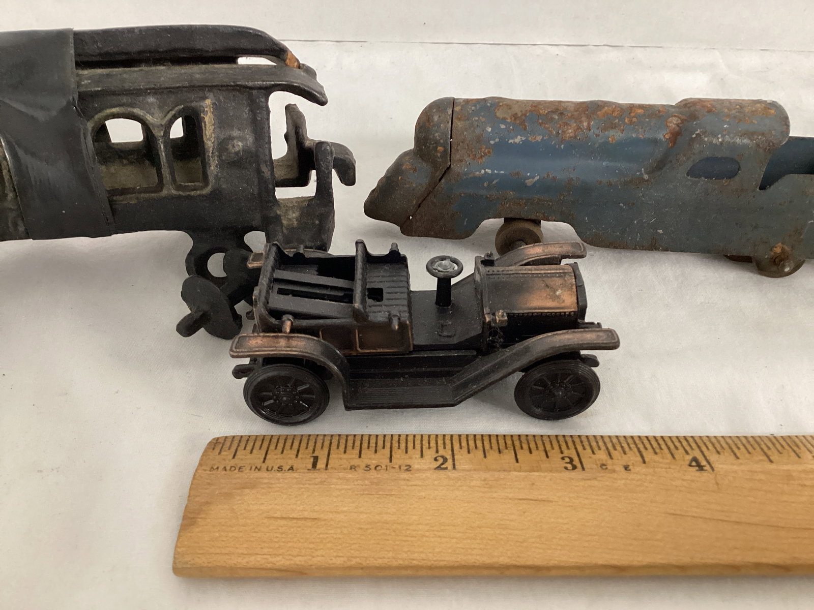 Cast Iron Train Car, Metal Train Cars, Antique Model Car Pencil Sharpener - 2