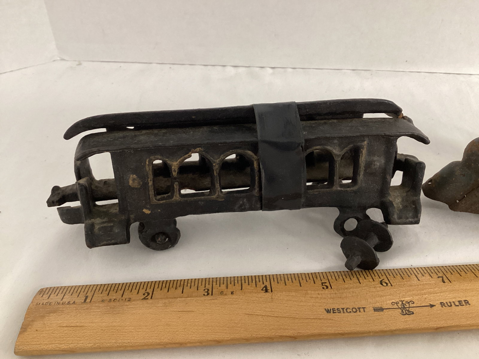 Cast Iron Train Car, Metal Train Cars, Antique Model Car Pencil Sharpener - 5