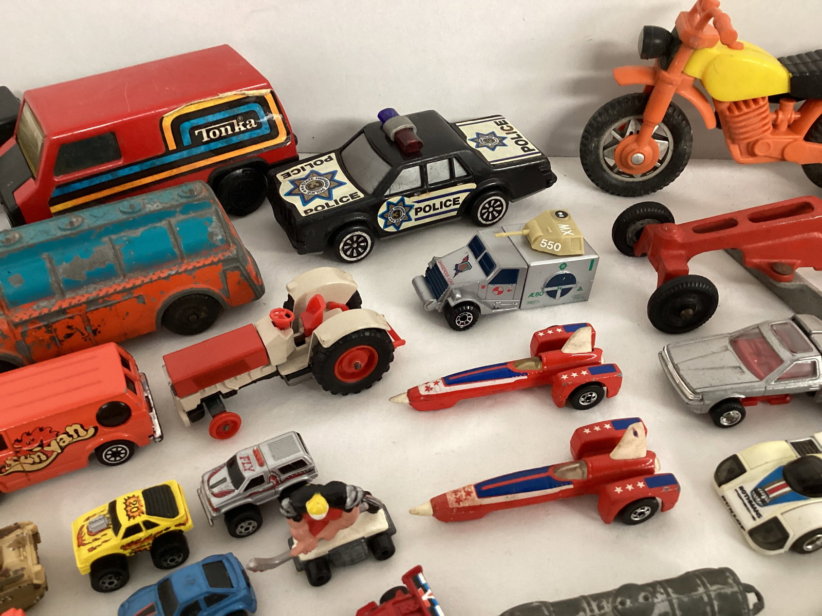 Toy Vehicles - Hubley, Tonka, Tootsie Toy, Johnny Lightning, and More - 10