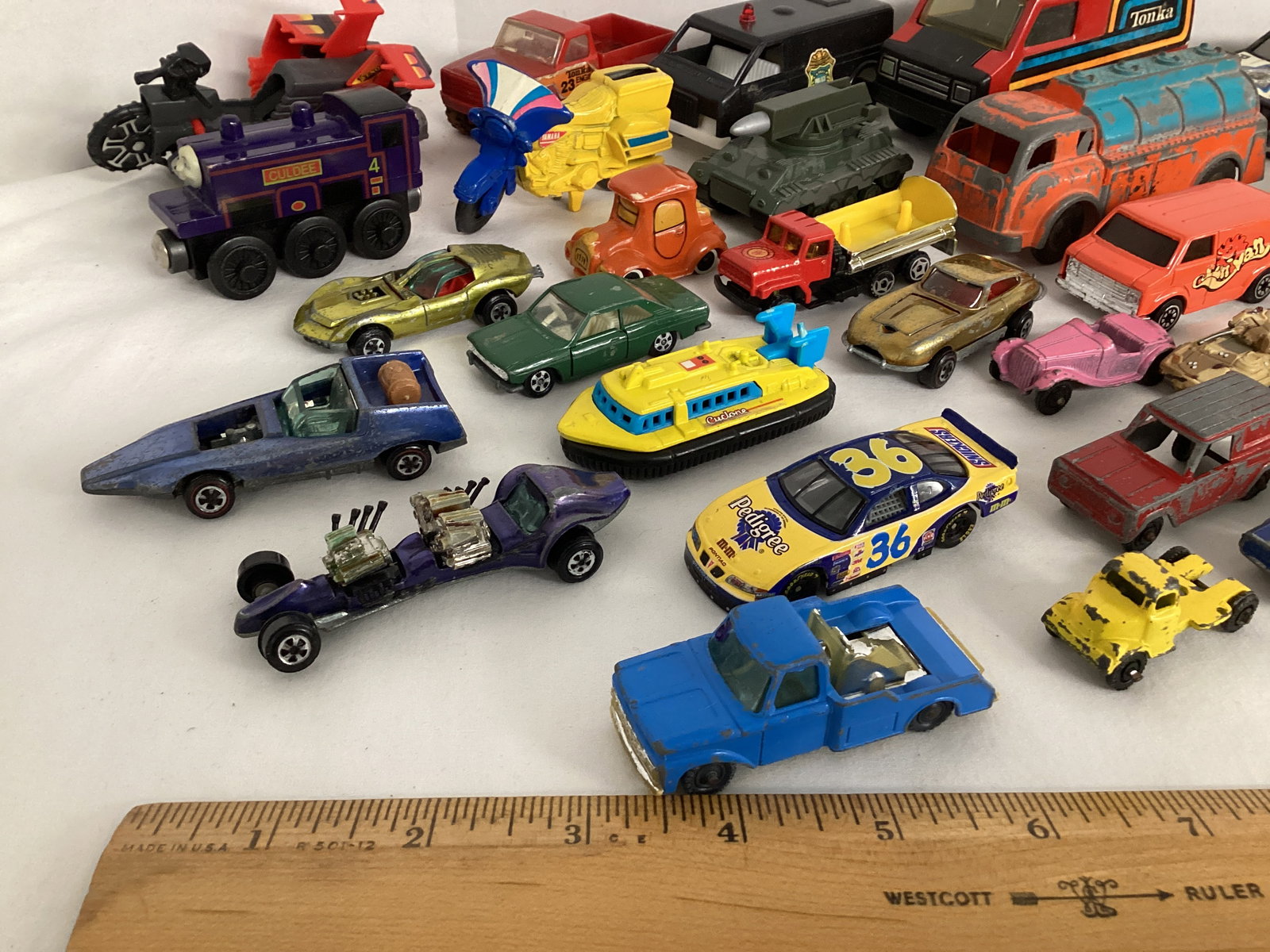 Toy Vehicles - Hubley, Tonka, Tootsie Toy, Johnny Lightning, and More - 2