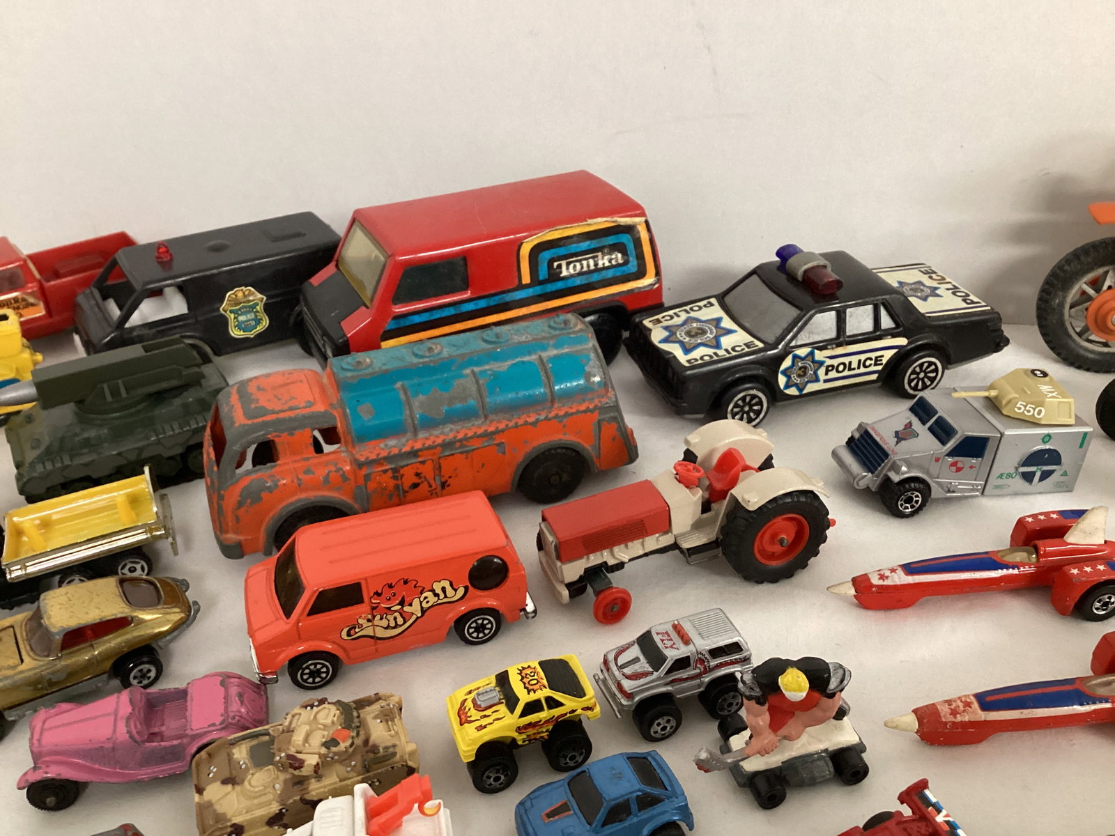 Toy Vehicles - Hubley, Tonka, Tootsie Toy, Johnny Lightning, and More - 5