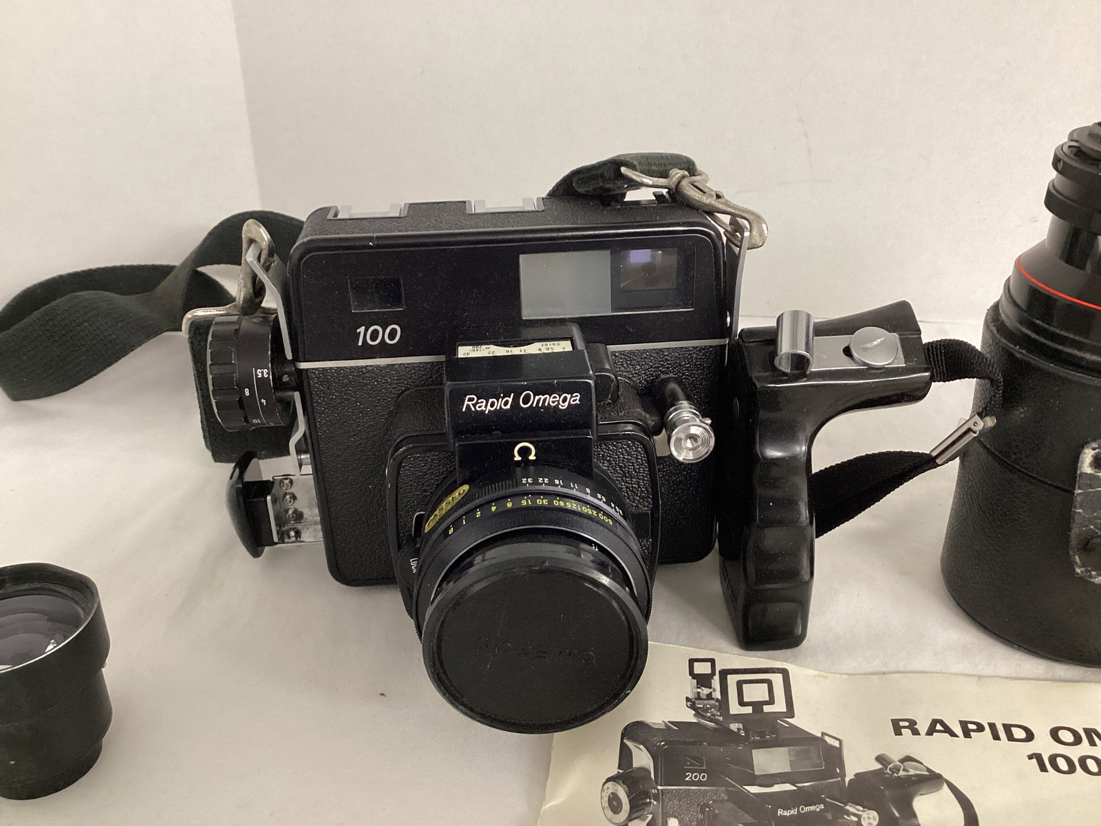 Rapid Omega 100 Camera with Manual and Extra Lenses - 2