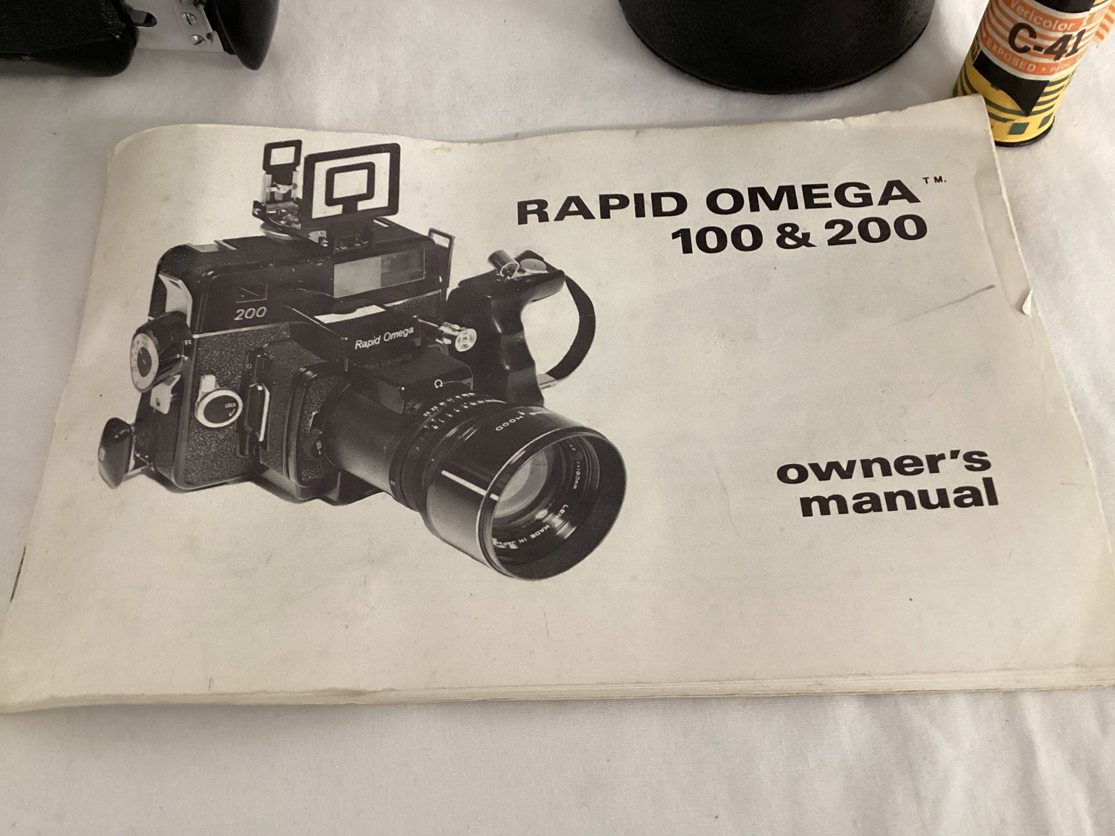 Rapid Omega 100 Camera with Manual and Extra Lenses - 8