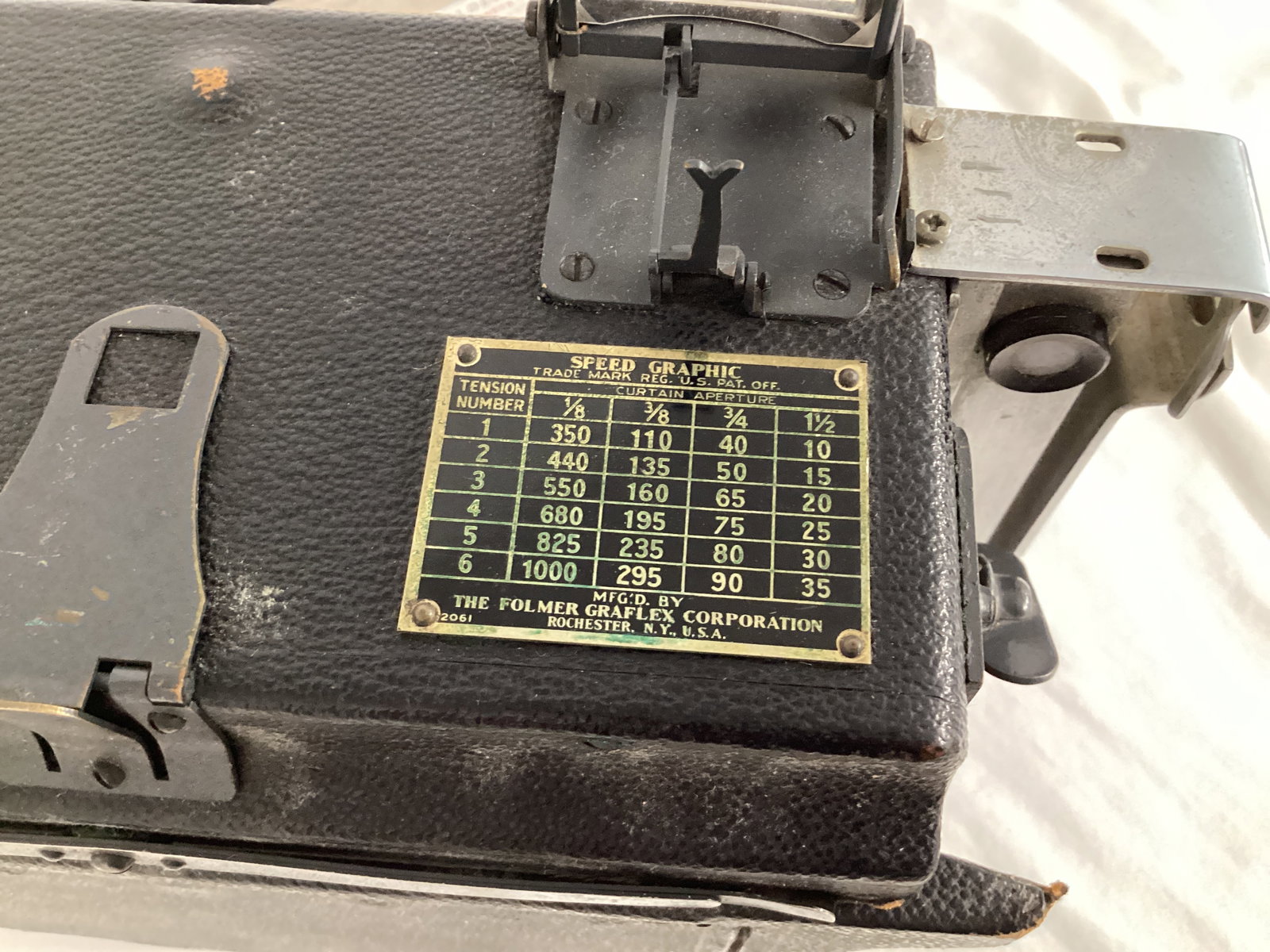 Folmer Graflex Antique Camera and Polaroid Land Film Holder - 5