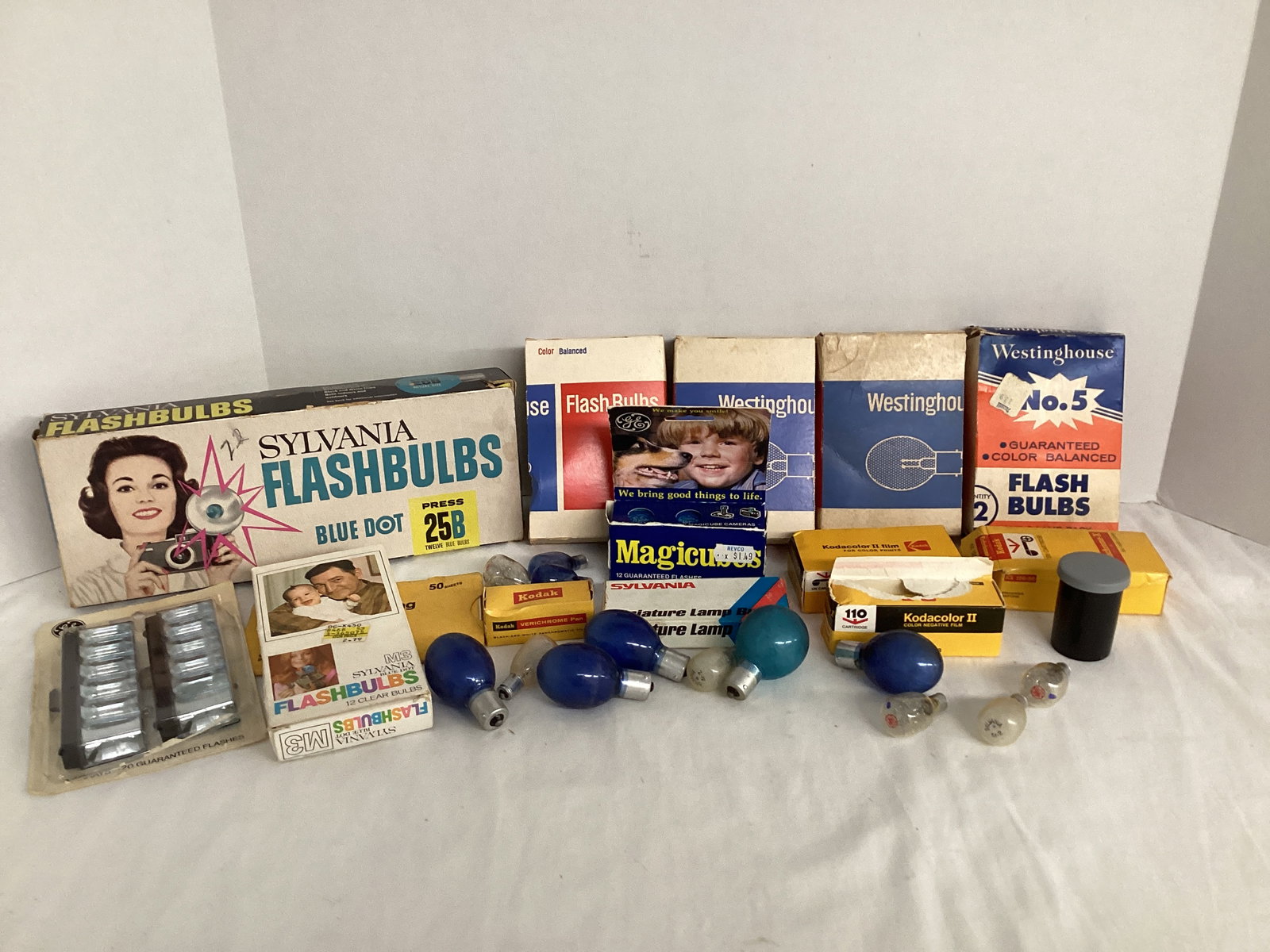 Vintage Camera Flash Bulbs and Film (1 of 7)