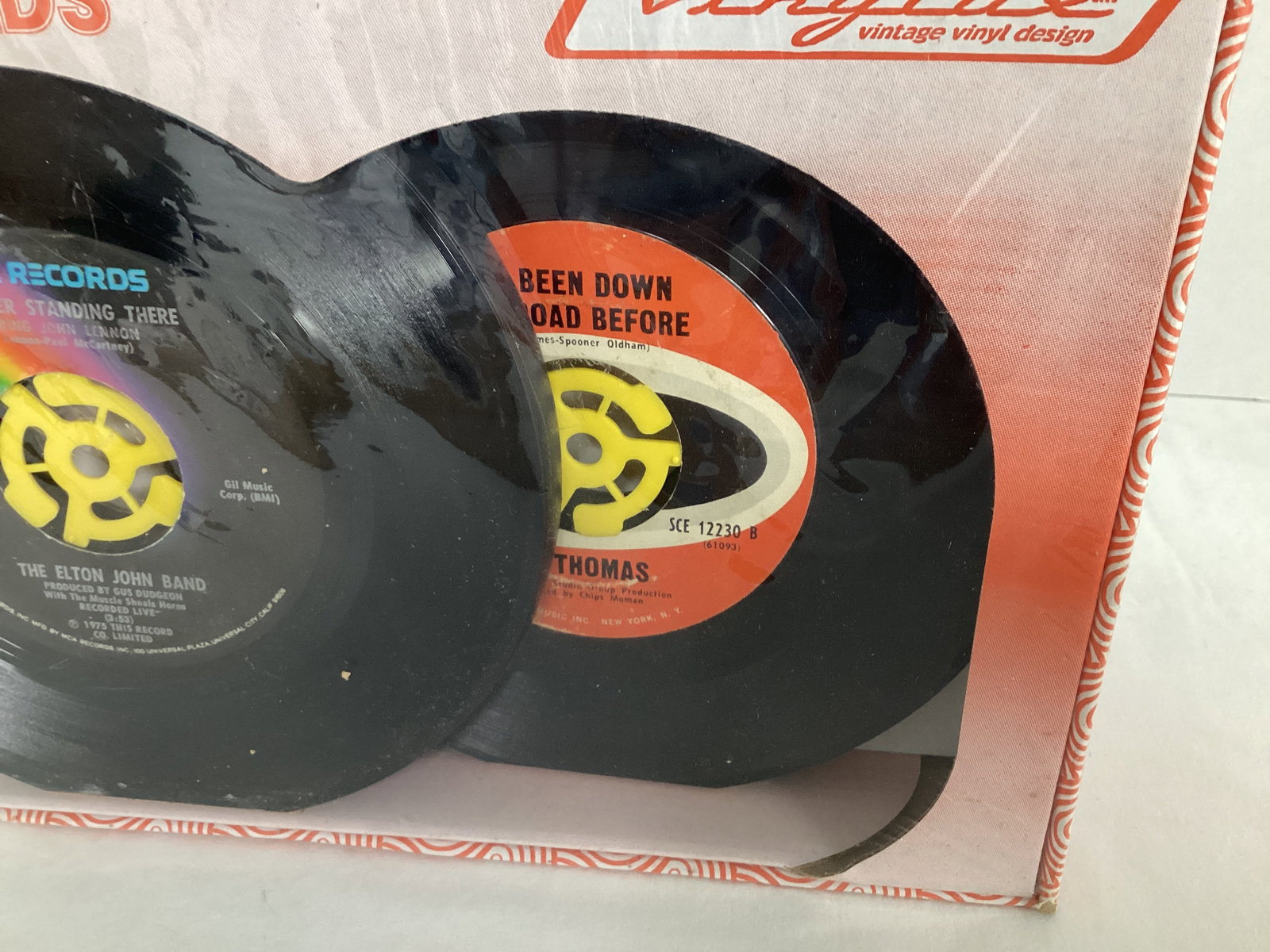 Vinylux Vintage Vinyl Design 45 RPM Bookends - 3