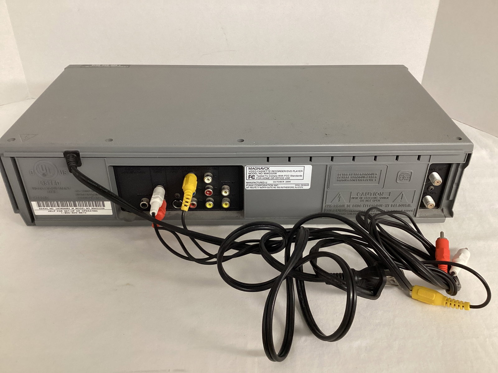 Magnavox DVD Player VCR - 4