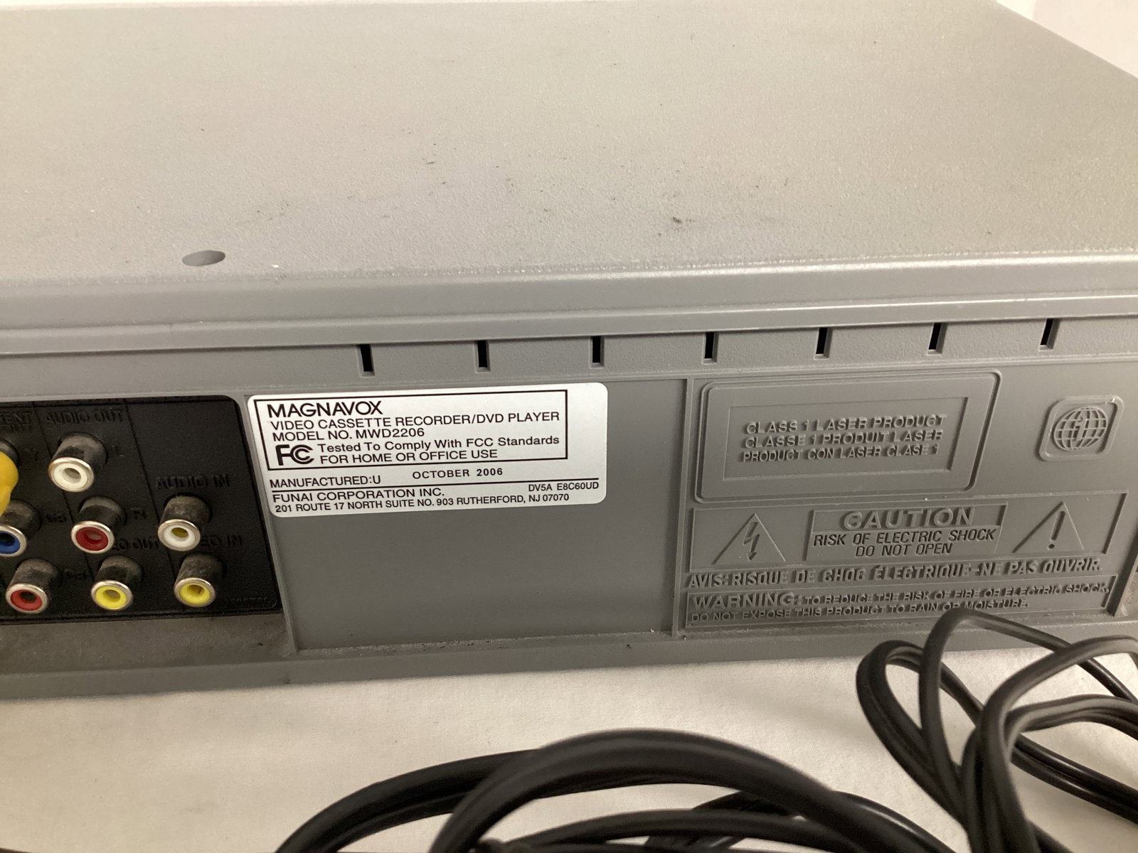 Magnavox DVD Player VCR - 5
