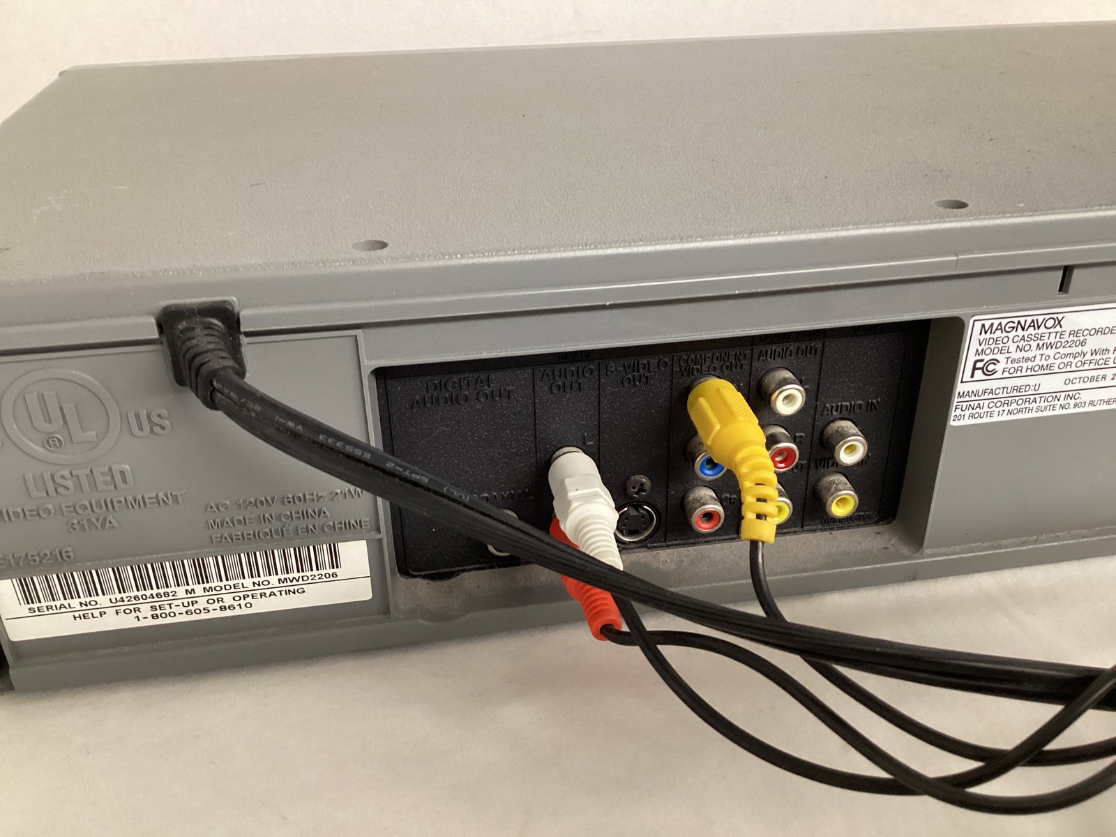 Magnavox DVD Player VCR - 6