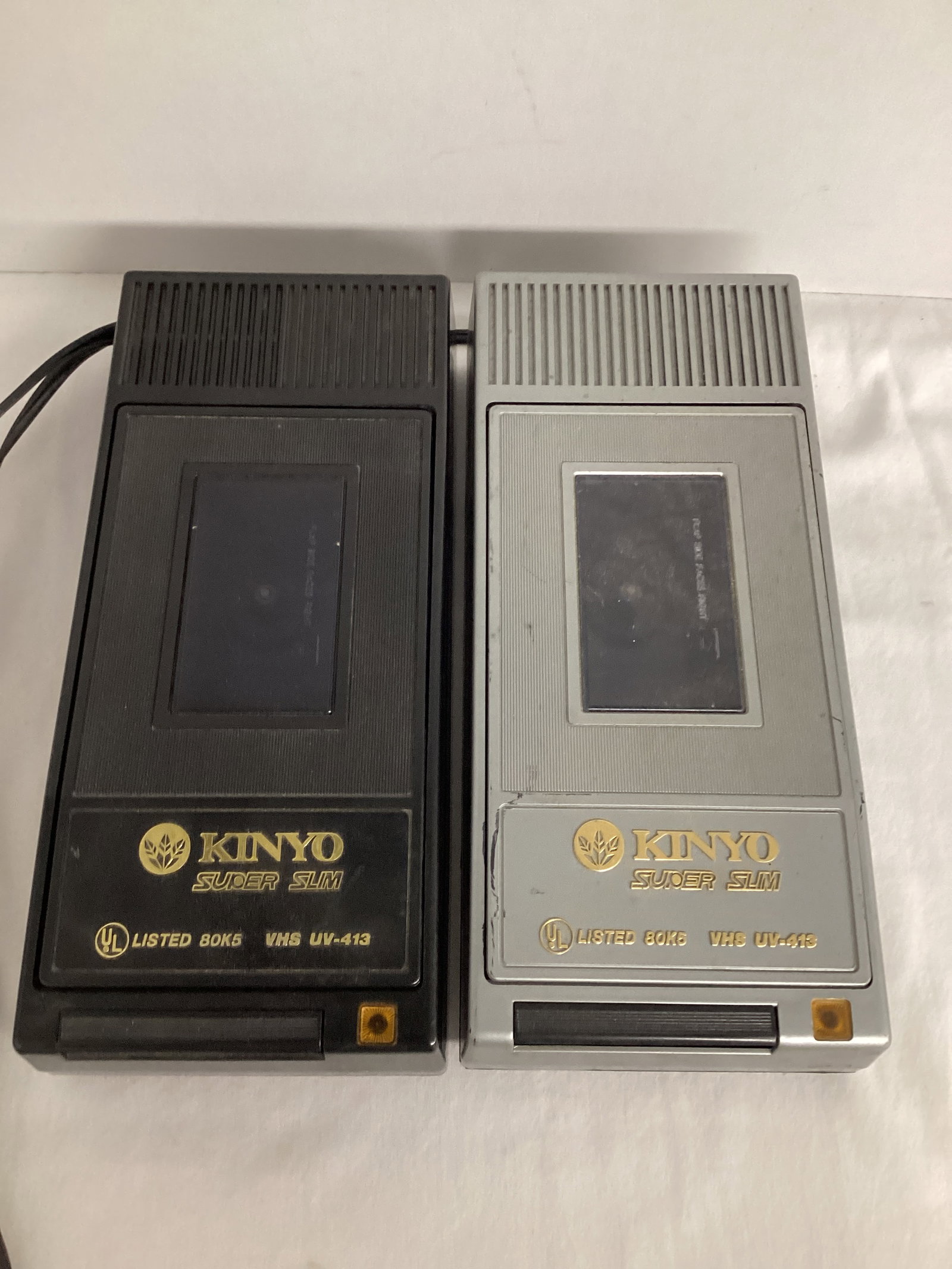 Two Kinyo Super Slim VHS UV-413 Video Cassette Rewinder (1 of 5)