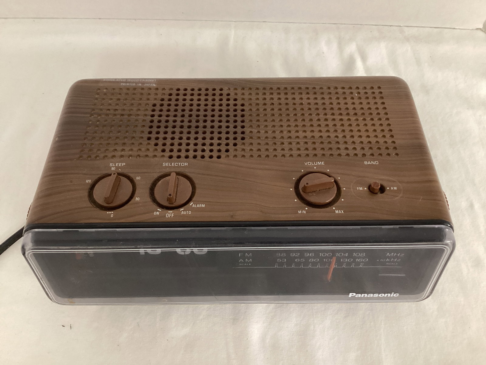 Vintage Panasonic Clock Radio - 2