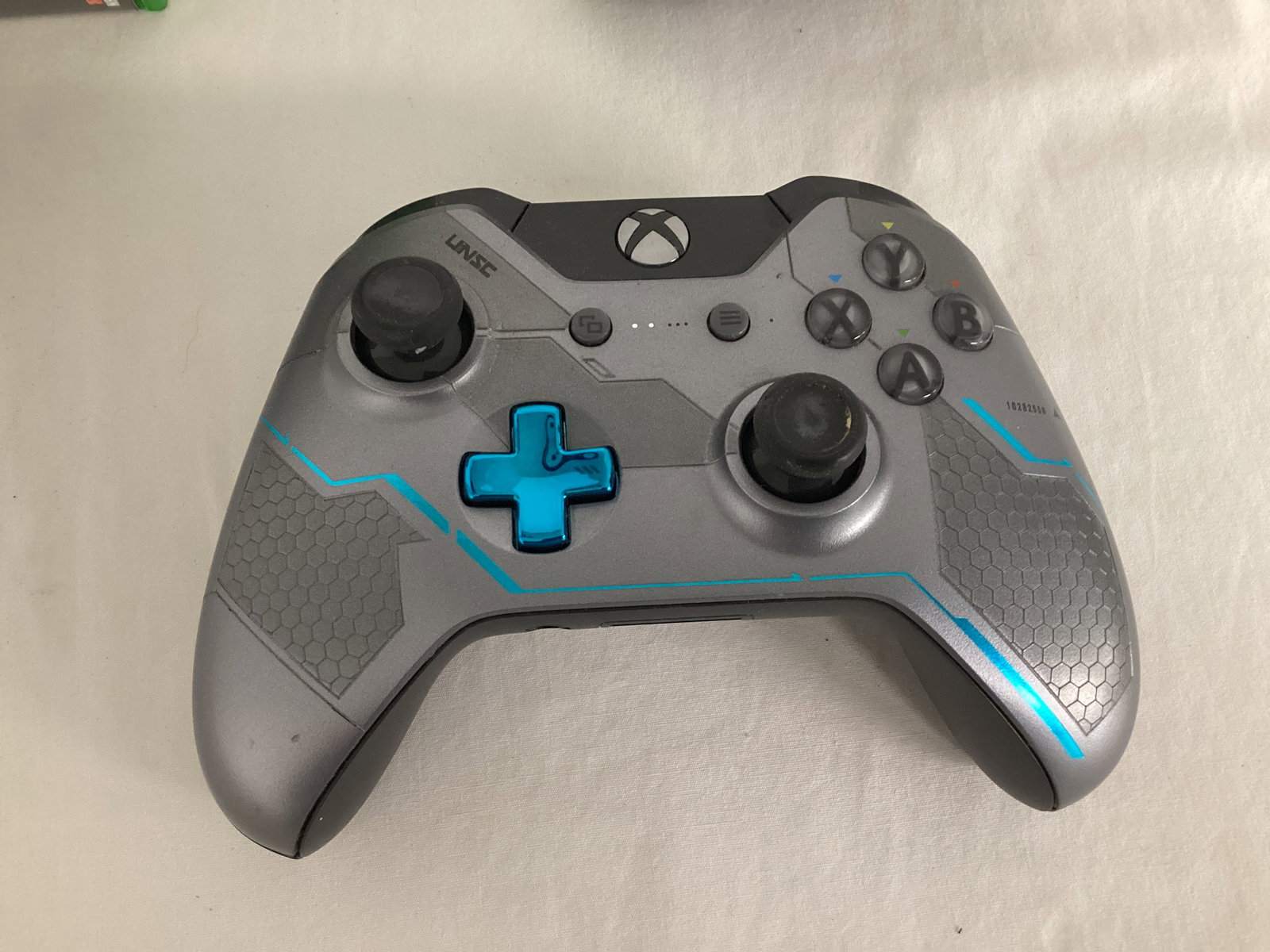 Two Xbox Controllers and Xbox One Games - 3