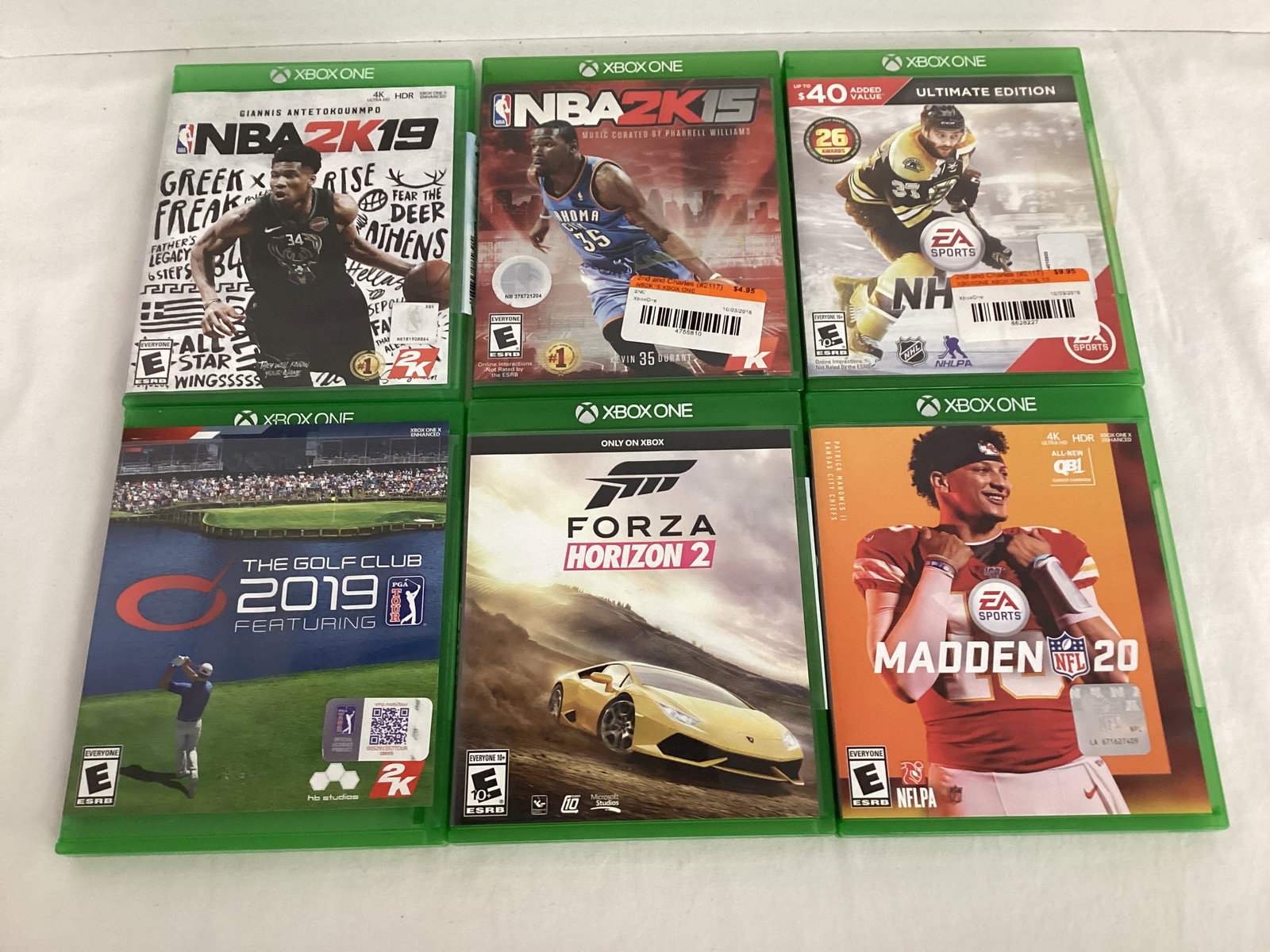 Two Xbox Controllers and Xbox One Games - 6