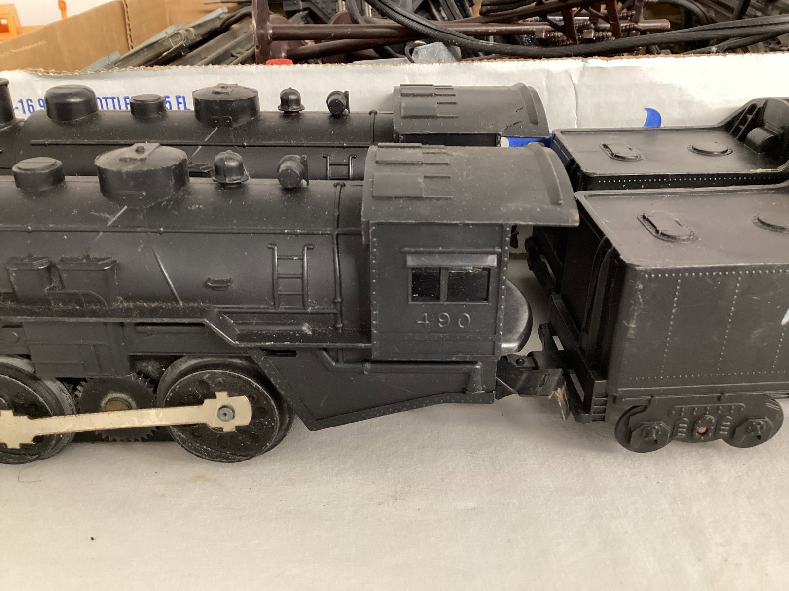 Two Marx Trains with Three Rail Track and Transformers - 3