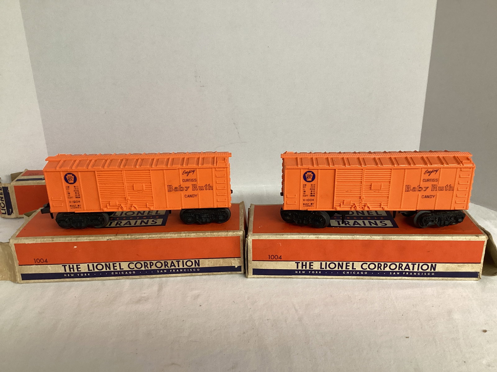 Lionel Train Cars and One Track Piece - 11