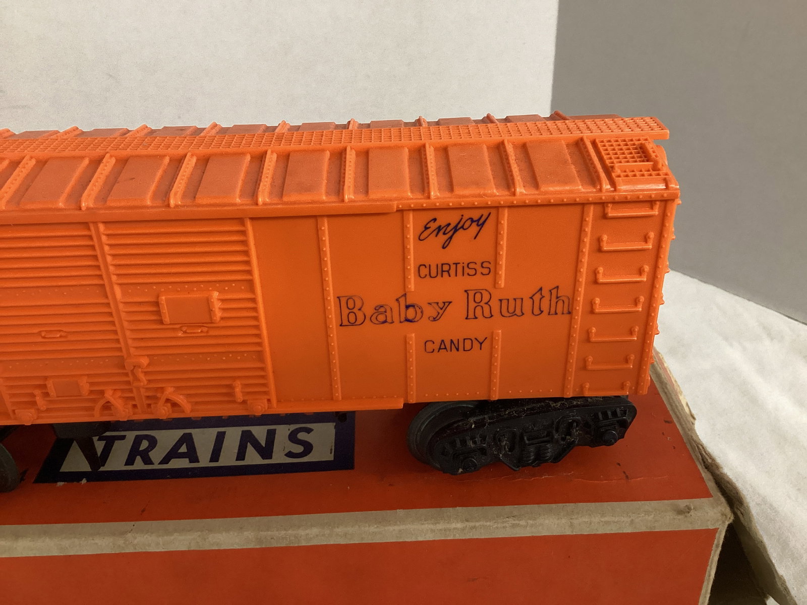 Lionel Train Cars and One Track Piece - 12