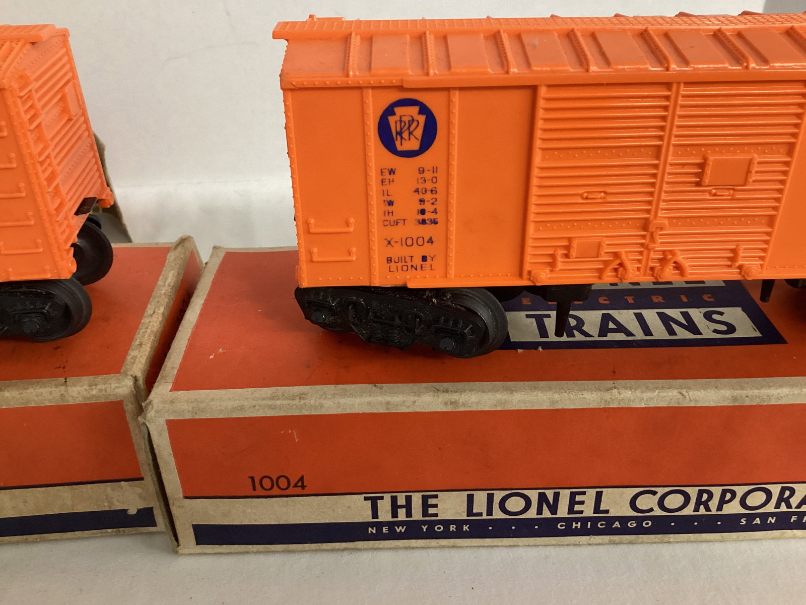 Lionel Train Cars and One Track Piece - 13