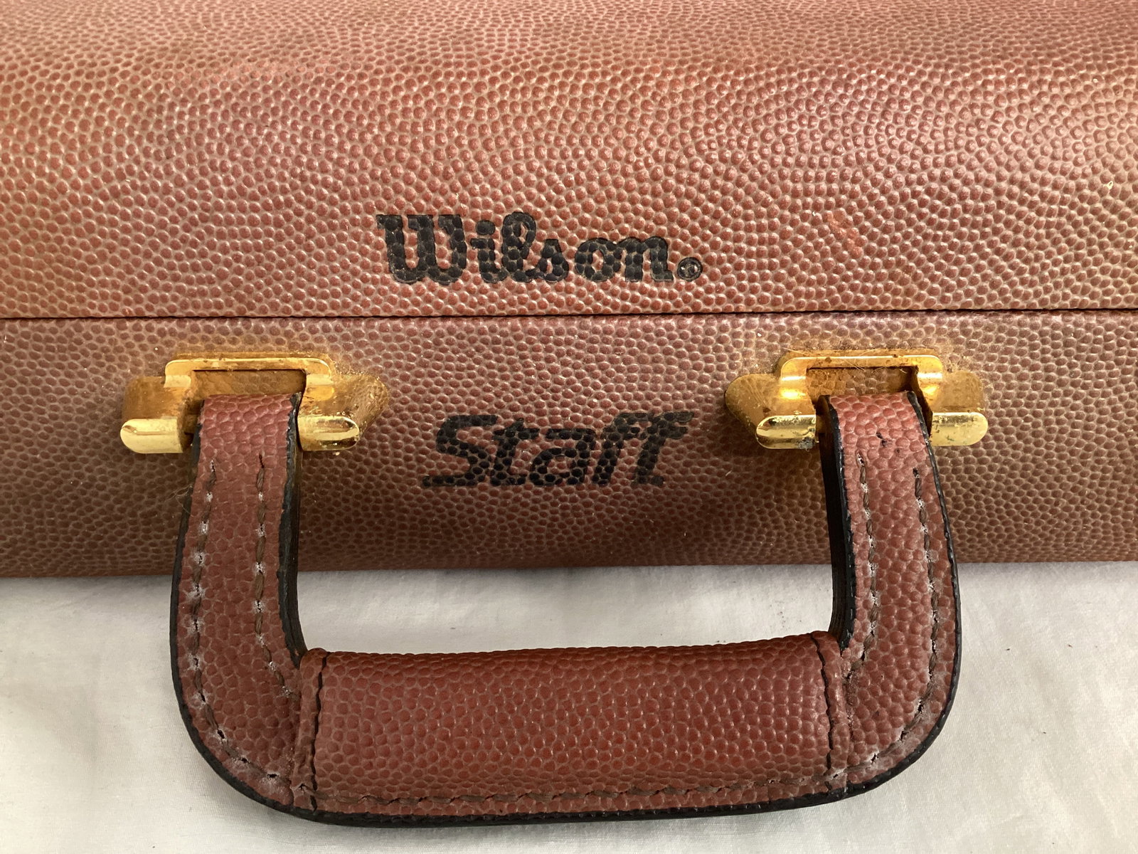 Wilson NFL Football Grain Staff Briefcase - 2