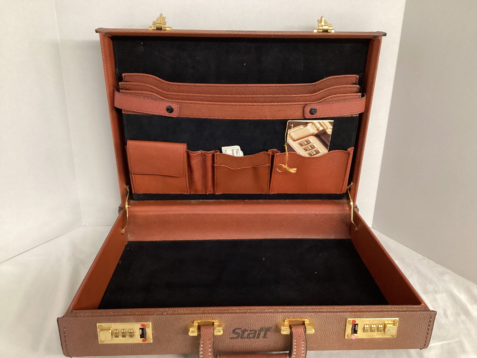 Wilson NFL Football Grain Staff Briefcase - 5