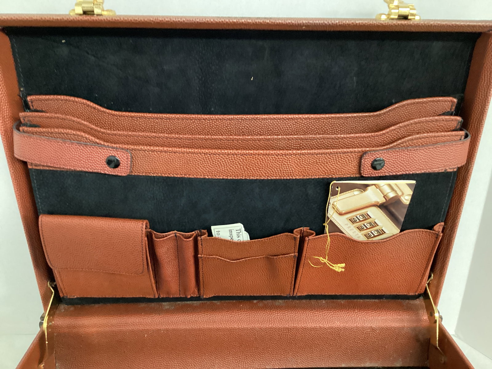 Wilson NFL Football Grain Staff Briefcase - 6