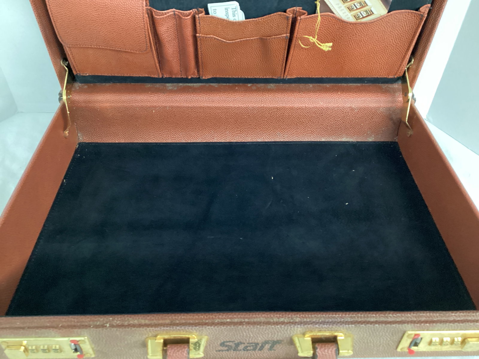Wilson NFL Football Grain Staff Briefcase - 7