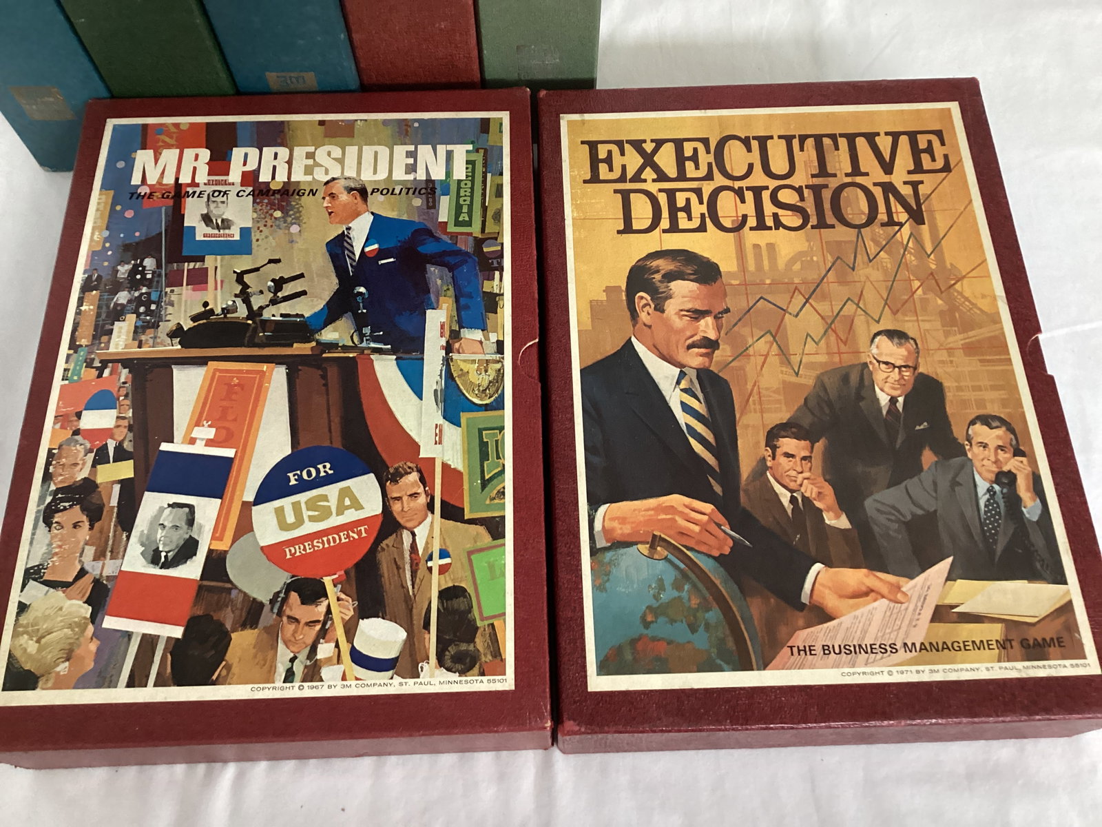 Vintage 3M Bookshelf Games - 2
