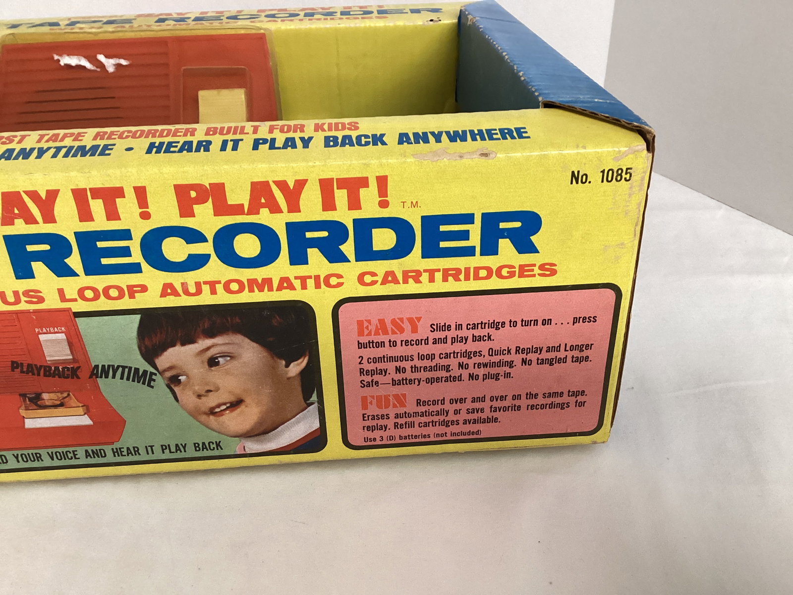 Vintage Kenner Say It! Play It! Tape Recorder - 6