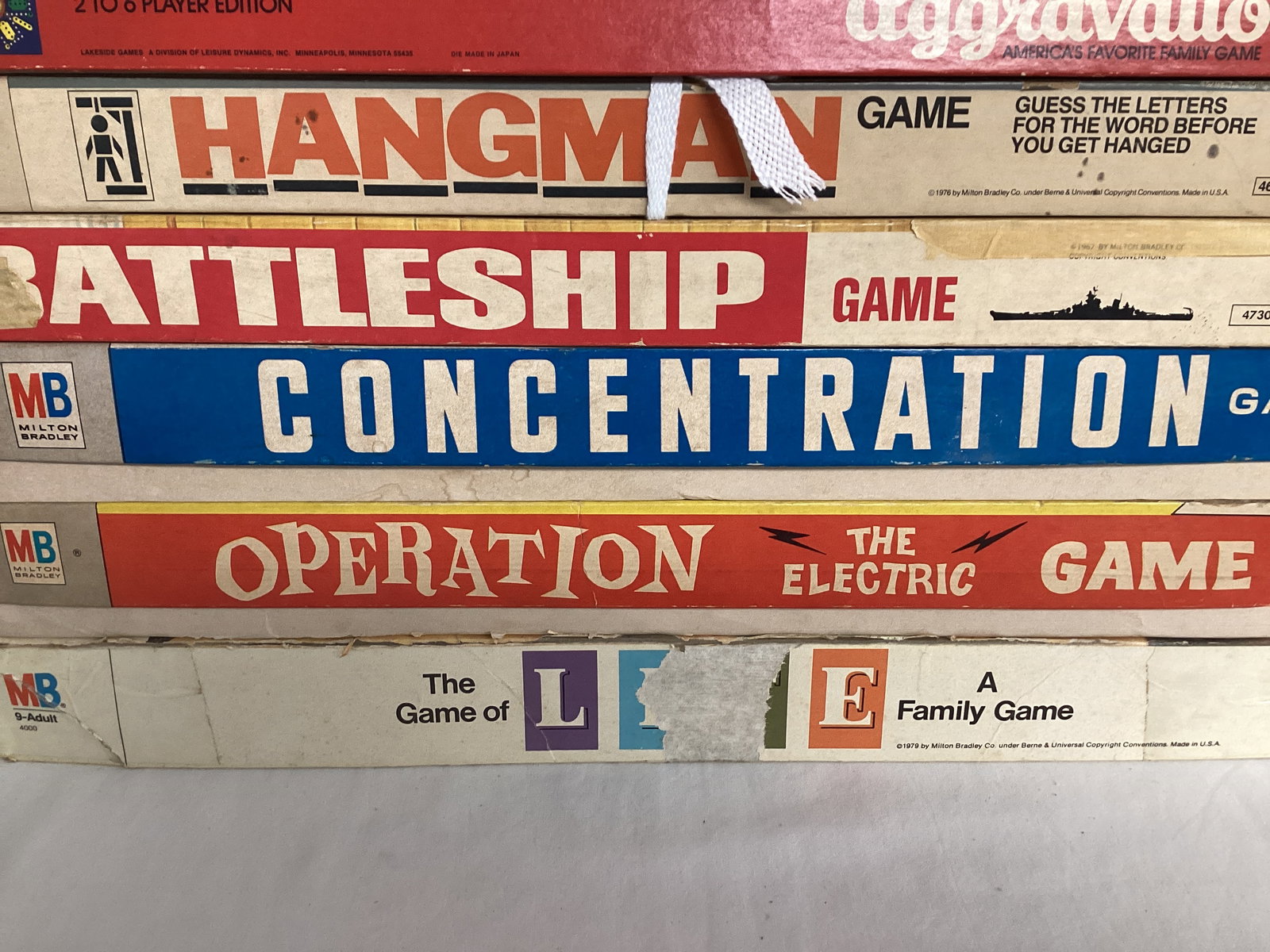 Vintage Board Games - Operation, Life, Battleship and More - 2