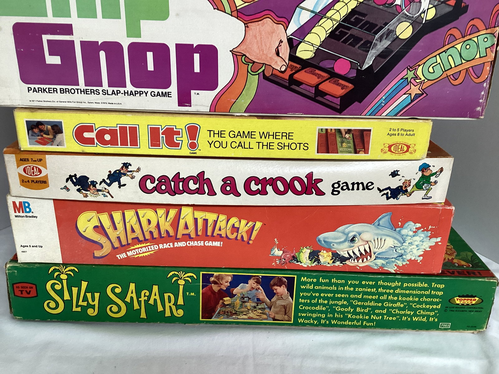 Vintage Board Games - Gnip Gnop, Trouble, Lickin Lizards, and More - 3